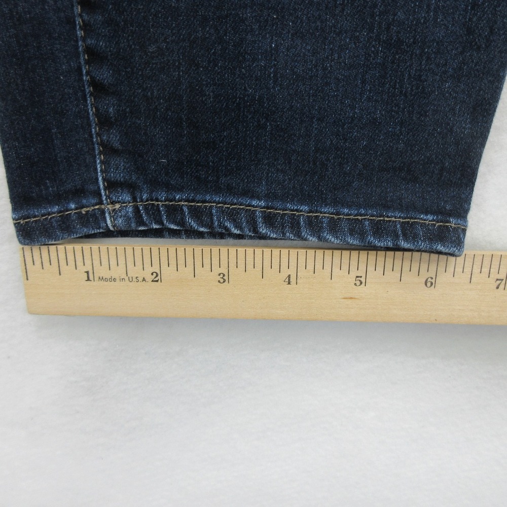 Talbots Women's Jeans 16P Slim Ankle Flawless Five Pocket Dark Wash Stretch Blue - Picture 9 of 11